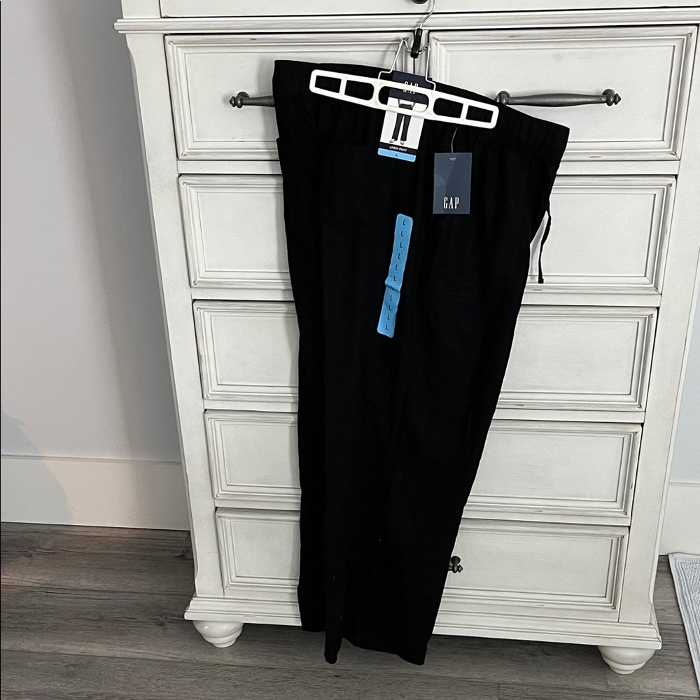 GAP Men's Classic Black Linen Pants